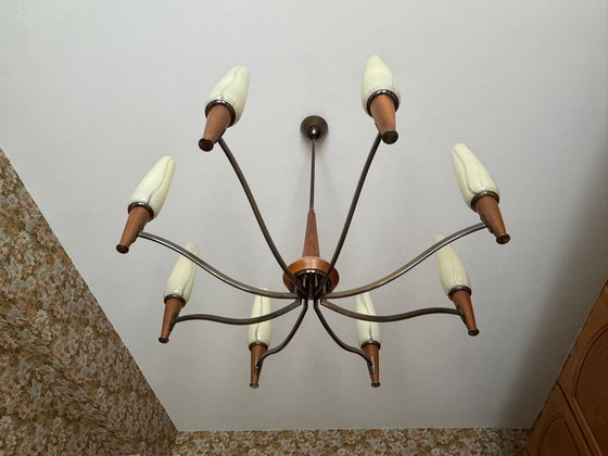 Image 1 of Lámpara colgante moderna danesa de mediados de siglo