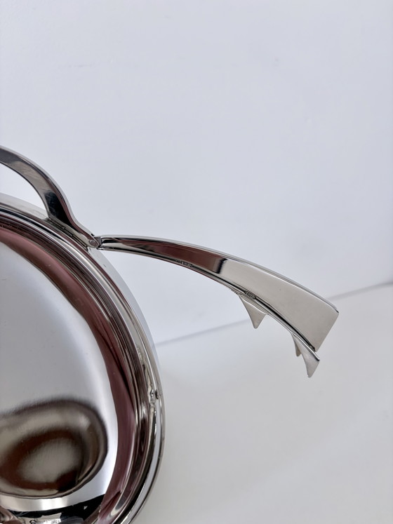 Alessi Etagère “Anna Gong” Van Alessandro Mendini. – Tafelaccessoires, rvs (photo 6 of 10)