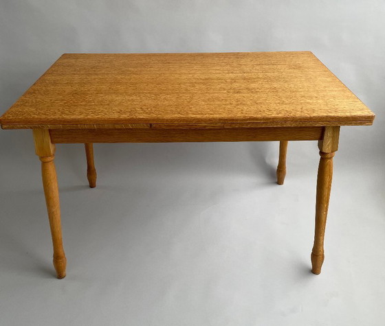 Image 1 of Vintage Mid-Century Extendable Dining Table