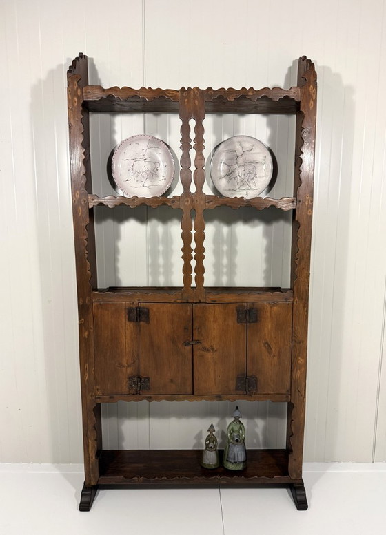 Armadi a muro rustici antichi del 1900, Legno, Marrone (foto 4 di 26)