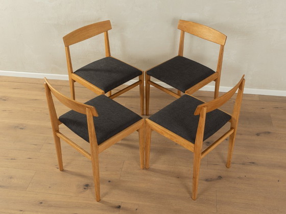 Image 1 of Eetkamerstoelen uit de jaren 60, Lübke