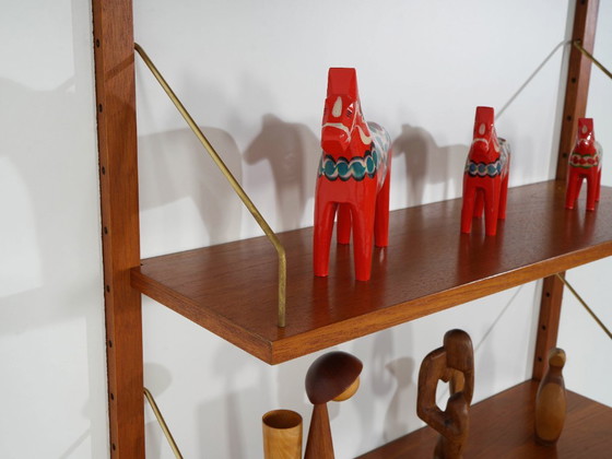Danish Modular Shelving System in Teak Veneer from the 1970s – Bookcases, Wood (photo 10 of 16)