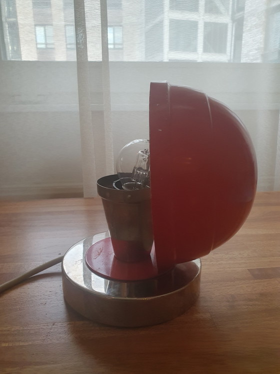 Lampe Vintage Space Age Champignon AZ Iskra Plovdiv – Luminaires, Metal, Chrome (photo 8 of 8)