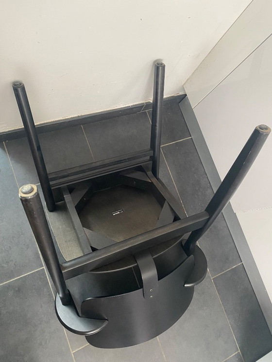 Image 1 of 8 sedie Domus di Artek, tinta nera