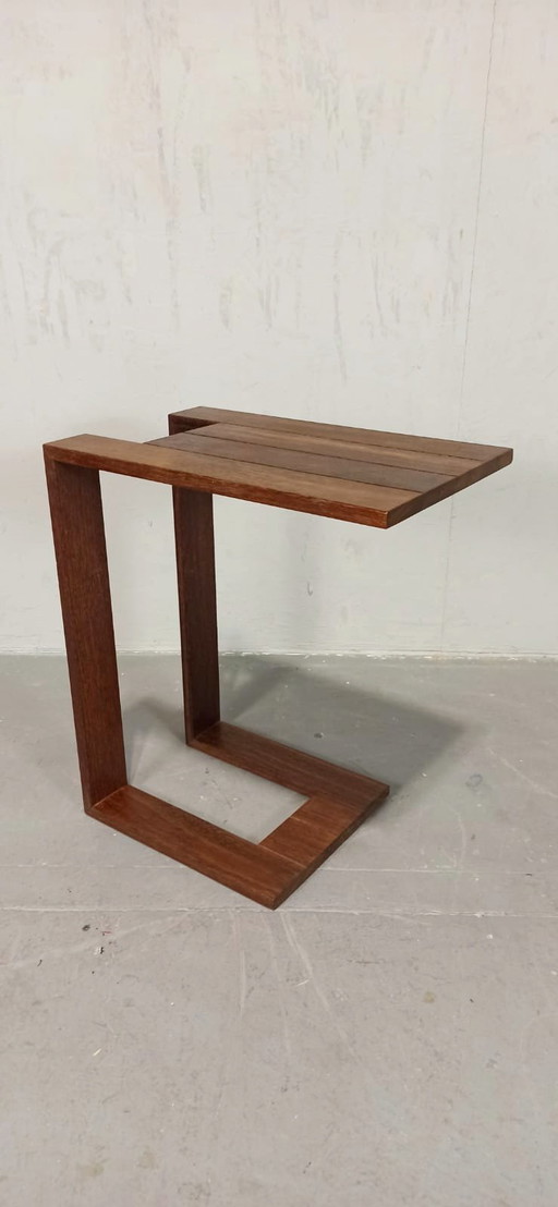 Mesa auxiliar de madera maciza mesa de sofá
