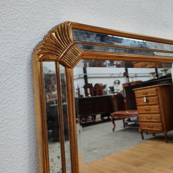 Miroir de cheminée DeKnudt style Hollywood Regency – Plastic (photo 5 of 16)