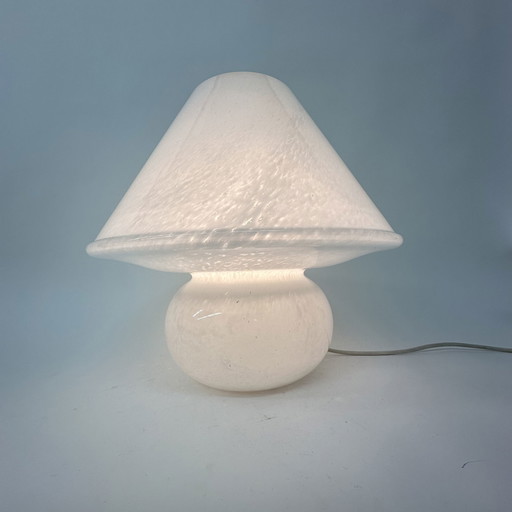 Limburg Glashutte Pilz Tischlampe XL