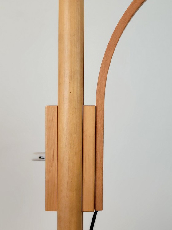 Image 1 of Vintage houten vloerlamp van Domus, Duitsland 1970