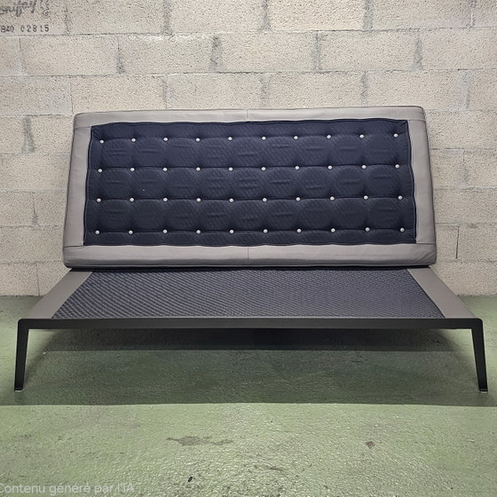 Flexform MAGI Chaise Longue – Leather, Metal (photo 4 of 11)