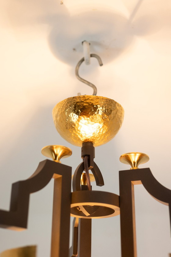 Image 1 of Lanterna "Osmond" in stile neoclassico. Opera d'arte di un artigiano.