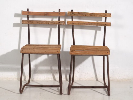 Sillas de jardín antiguas (c.1920). Juego de 2 piezas #2 – Iron, Rustic (photo 27 of 40)