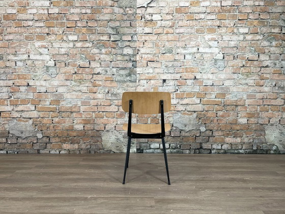 HAY Result Zwart/Eiken - MEER OP VOORRAAD – Eetkamerstoelen, Metal, Wood, Vintage (photo 6 of 13)