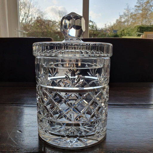 Glass Jar in Polished Glass