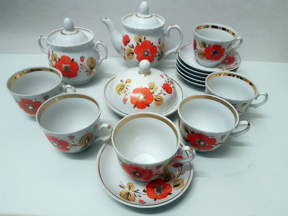 Image 1 of Servizio da tè della fabbrica di porcellana Baranovsky