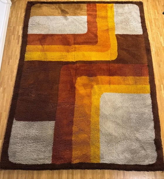 Image 1 of Tappeto vintage stile era spaziale 1,70x2,30 m anni '60 '70 '80