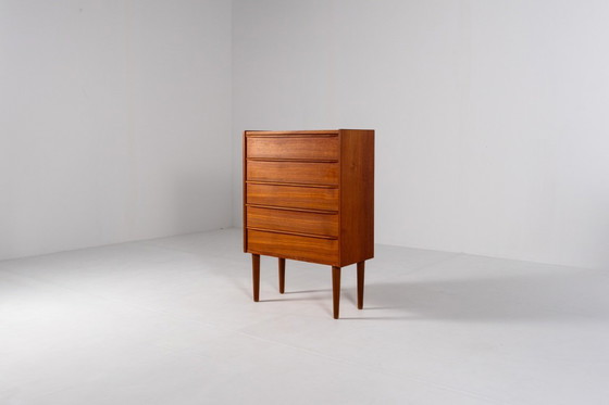 Image 1 of Vintage Mid-Century Teak Chest of Drawers, 1960s, Denmark