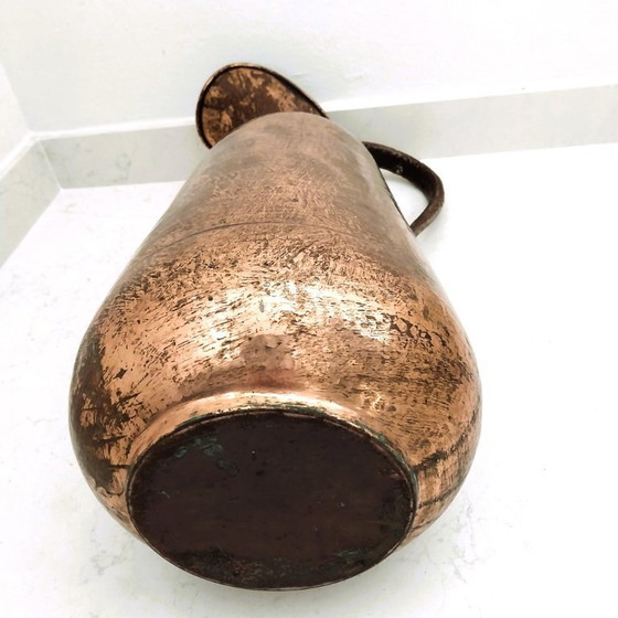 Image 1 of  Decorative Jug in Hammered Copper – Rustic and Timeless Charm
