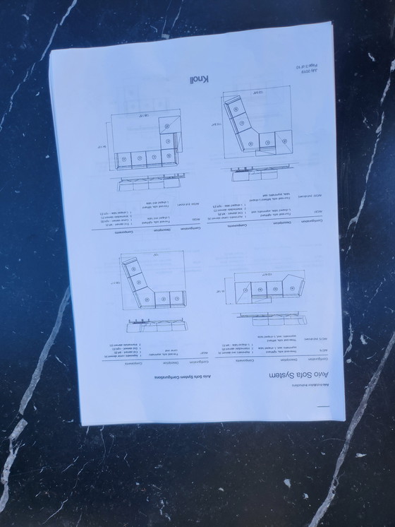Image 1 of Divano angolare Knoll Avio Compact di Piero Lissoni
