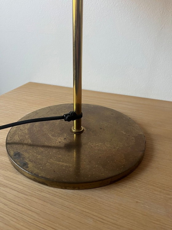Stunning Vintage Le Klint 307 Brass Table Lamp – Danish Design Classic – Metal (photo 6 of 12)