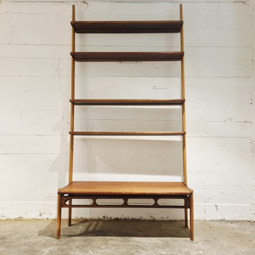 Vintage wall system or bookcase by William Watting for Scanflex, 1950s