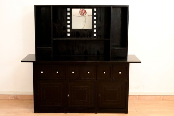 Image 1 of DS5 sideboard by Charles Rennie Mackintosh for Cassina, 1990s