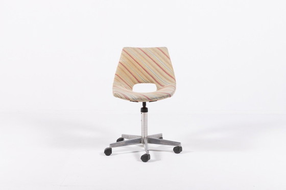Image 1 of Zwei italienische Schreibtischstühle von Augusto Bozzi für Saporiti, 1970er Jahre