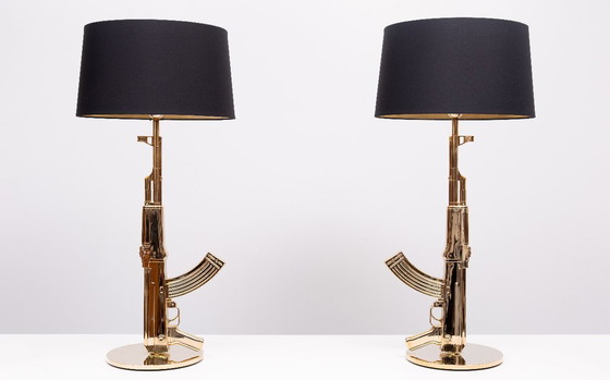 Image 1 of Original Flos AK 47 Kalashnikov table lamp by Philippe Starck, 2005.