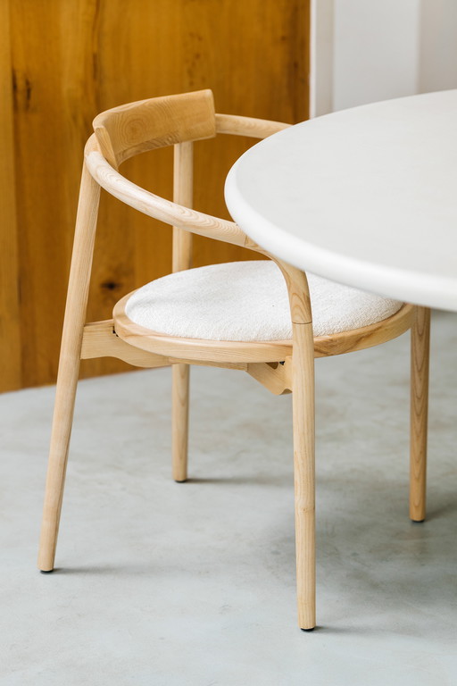 TOOON. Sedia da pranzo EDO in frassino naturale