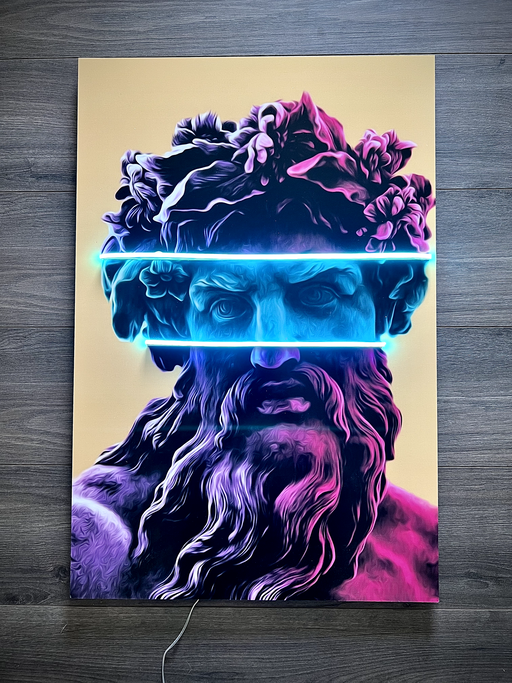 LedMansion Zeus Statue Led Lamp