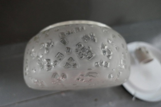 Vintage Peill & Putzler glass Ceiling light Germany – Metal (photo 12 of 14)