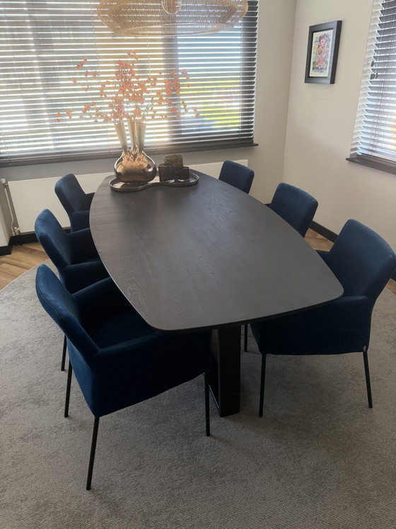 Image 1 of 6x Just Chair. Blauer Samt