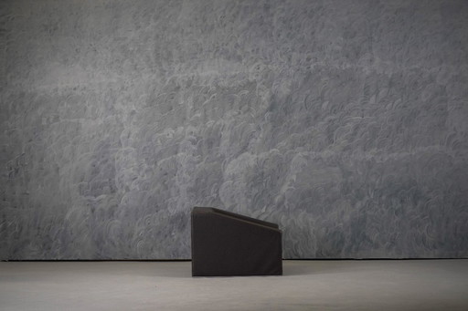 Ensemble en cuir Malmo et pouf Fjord de Patricia Urquiola pour Moroso, Italie, années 2000