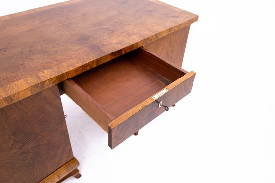Image 1 of Bureau de style Art déco, Pologne, années 1940.