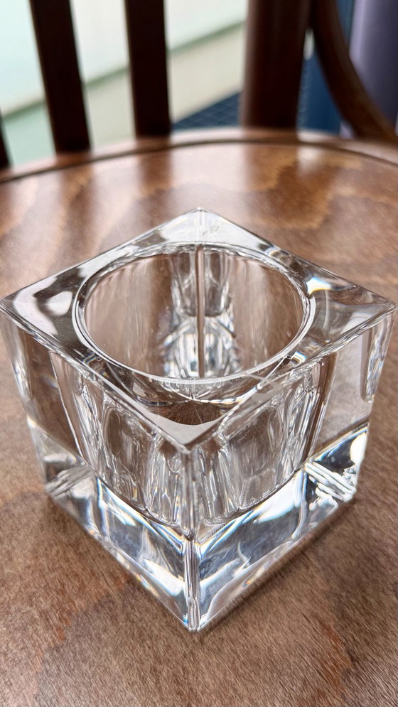 Tealight holder set Ice cube by Kosta Boda – Candle holders, Crystal, Glass (photo 5 of 7)