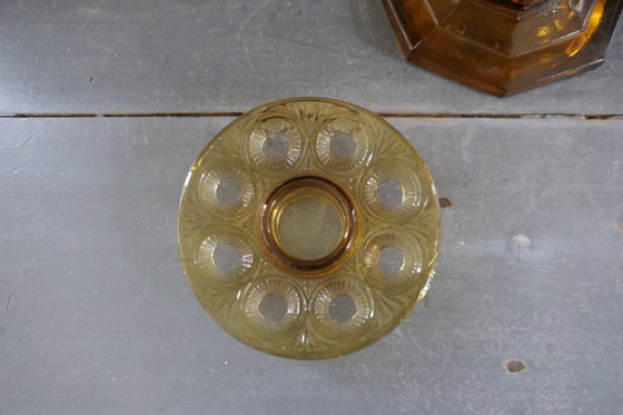 Image 1 of Jarrón Art Déco de Rudolf Schrötter, con flor de piqué