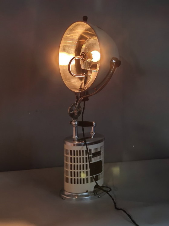 Image 1 of Original Hanau Bauhaus Adjustable Table Lamp, Czechoslovakia