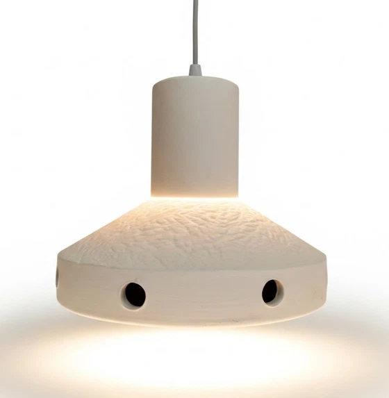 Matglazen keramische hanglamp/ jaren 70 – Hanglampen, Ceramic (photo 2 of 19)