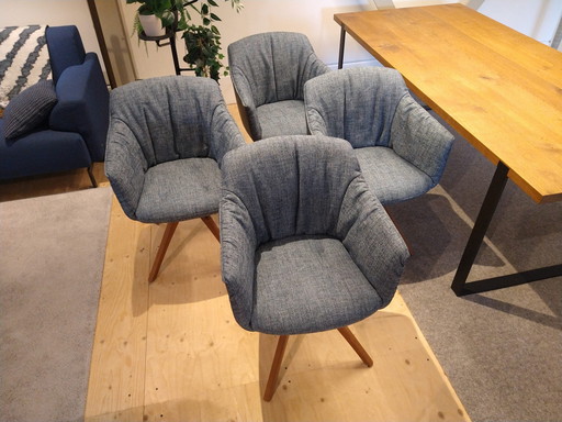 Rolf Benz 641 eetkamerstoel (set van 4)