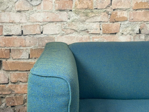 Arper Sean 2-seater green-blue