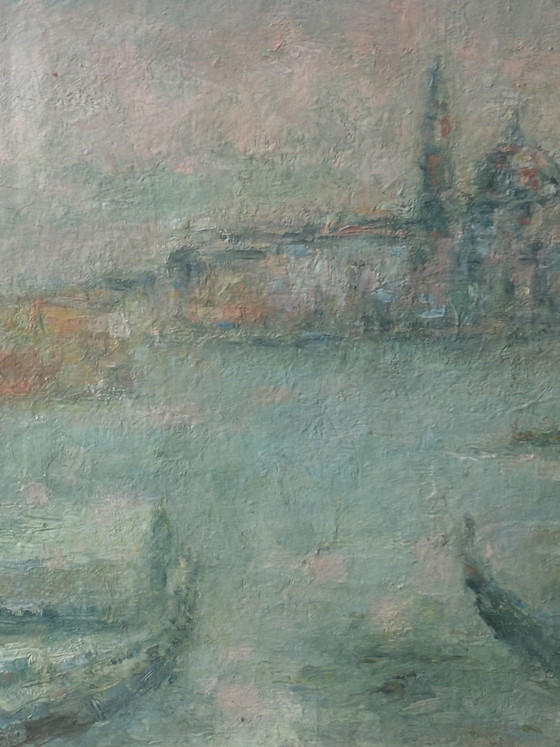 Oil Painting on Wood Panel of Venice by Traversa, 1970s – Paintings & Drawings (photo 6 of 10)