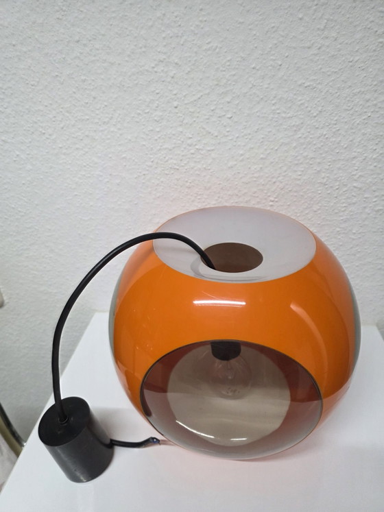 Lampada a sospensione 'Bug Eye' Space Age arancione massiccia vintage anni '70 – Lampade a sospensione, Altro (photo 6 of 11)