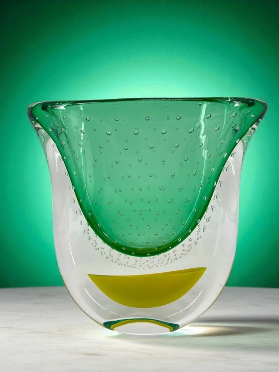 Image 1 of Murano Sommerso vaas h 30 cm