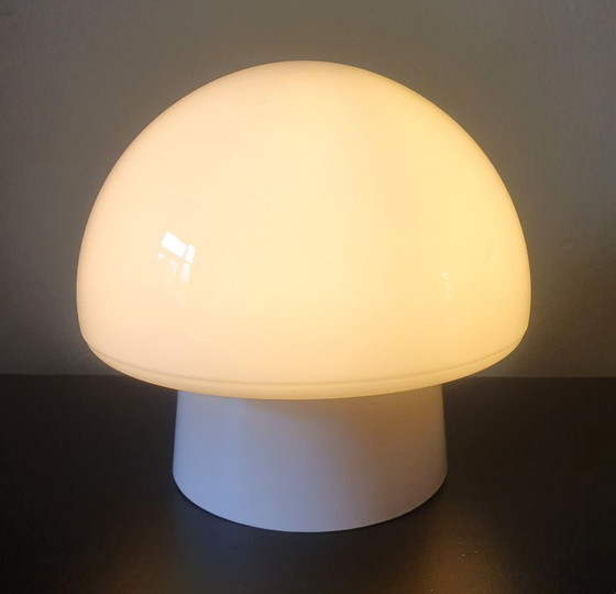 Image 1 of Vintage mushroom / champignon plafondlamp, Bauhaus stijl