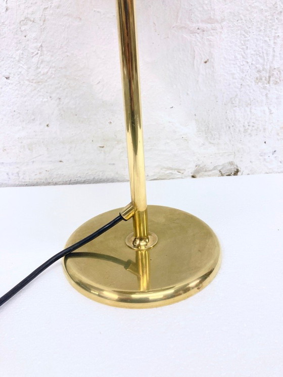 Image 1 of Florian Schulz Lesan tafellamp van messing 70s 80s design