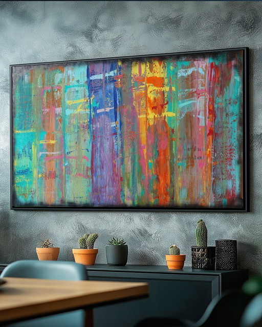 Abstract painting A1356 - XXXL canvas
