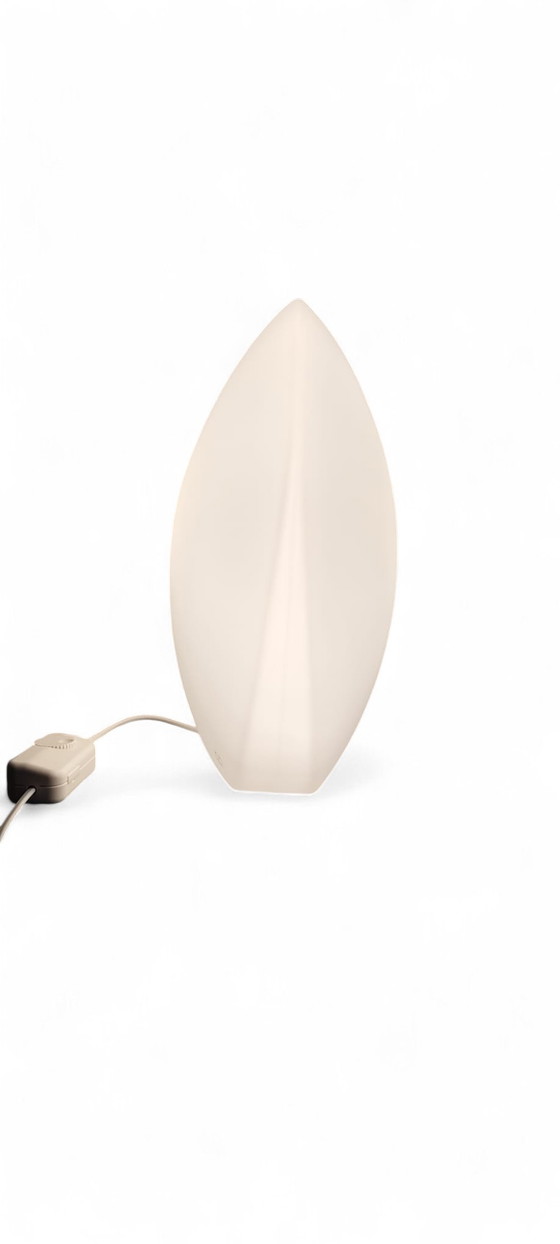 Image 1 of Peill & Putzler Lotus Opal Glass Lamp Set of 3 Space Age 70s Design Mid Century Vintage Lighting