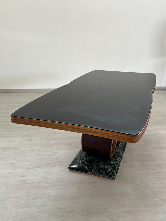 Image 1 of Tavolo - Legno, Marmo, Vetro - Art Deco