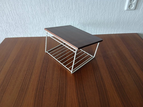 Image 1 of Telefoon tafeltje / wandtafeltje – Zweeds – Teak -  Vintage