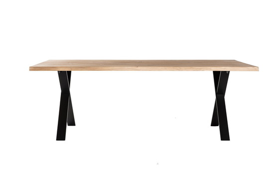 Image 1 of Micheldenolf Trunk Table With Metal X Legs