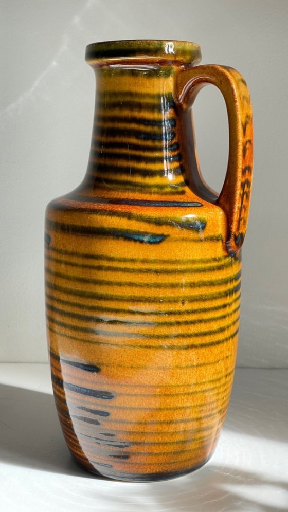 Image 1 of Vintage Amphora Vase - West Germany